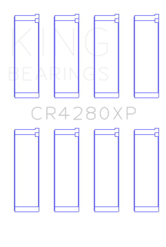 Picture of King Engine Bearings Subaru WRX/STi EJ20/EJ22/EJ25 48mm Rod (Size +0.25) Performance Rod Bearing Set