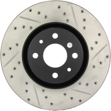 Picture of Sport Drilled & Slotted Brake Rotor; Front Left