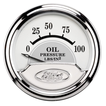 Picture of Autometer Ford Masterpiece 2in Short Sweep Electronic 0-100 PSI Oil Pressure Gauge