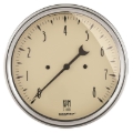 Picture of Autometer 3-3/8in 120mph Antique Beige Elec. Programmable Speedometer w/ Wheel Odometer