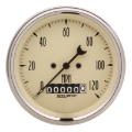 Picture of Autometer 3-3/8in 120mph Antique Beige Elec. Programmable Speedometer w/ Wheel Odometer