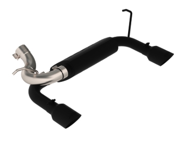 Picture of MBRP 07-14 Jeep Wrangler/Rubicon 3.6L/3.8L V6 Axle-Back Dual Rear Exit Black Performance Exhaust Sys
