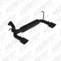 Picture of MBRP 07-14 Jeep Wrangler/Rubicon 3.6L/3.8L V6 Axle-Back Dual Rear Exit Black Performance Exhaust Sys