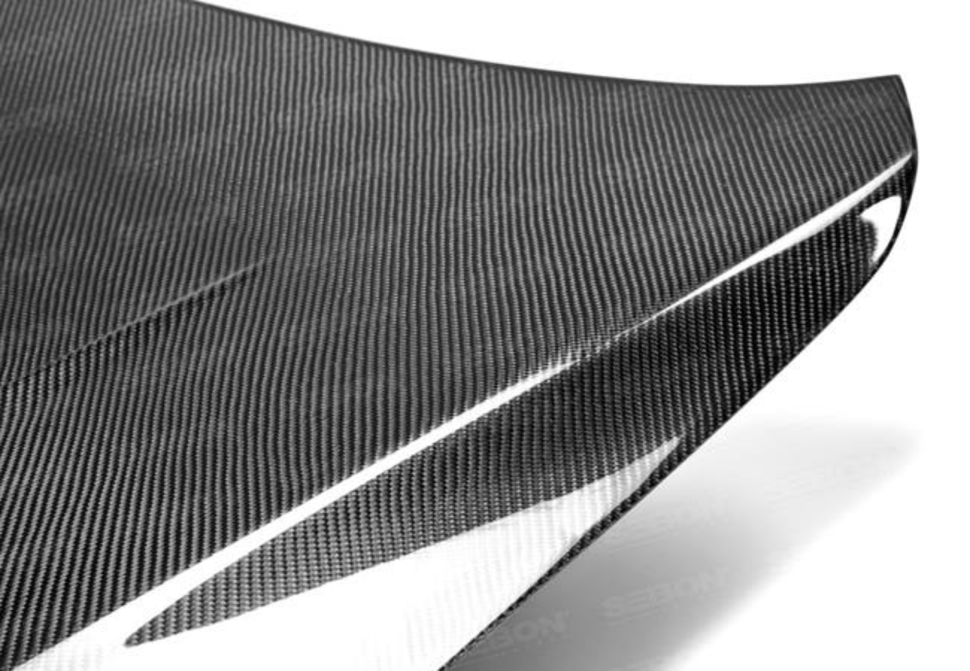 Picture of Seibon 08-12 Mitsubishi Lancer Evo X DV-Style Carbon Fiber Hood
