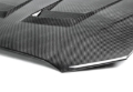 Picture of Seibon 08-12 Mitsubishi Lancer Evo X DV-Style Carbon Fiber Hood