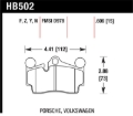 Picture of Hawk Performance HAWK HPS 5.0 Brake Pad Sets - HB502B.606