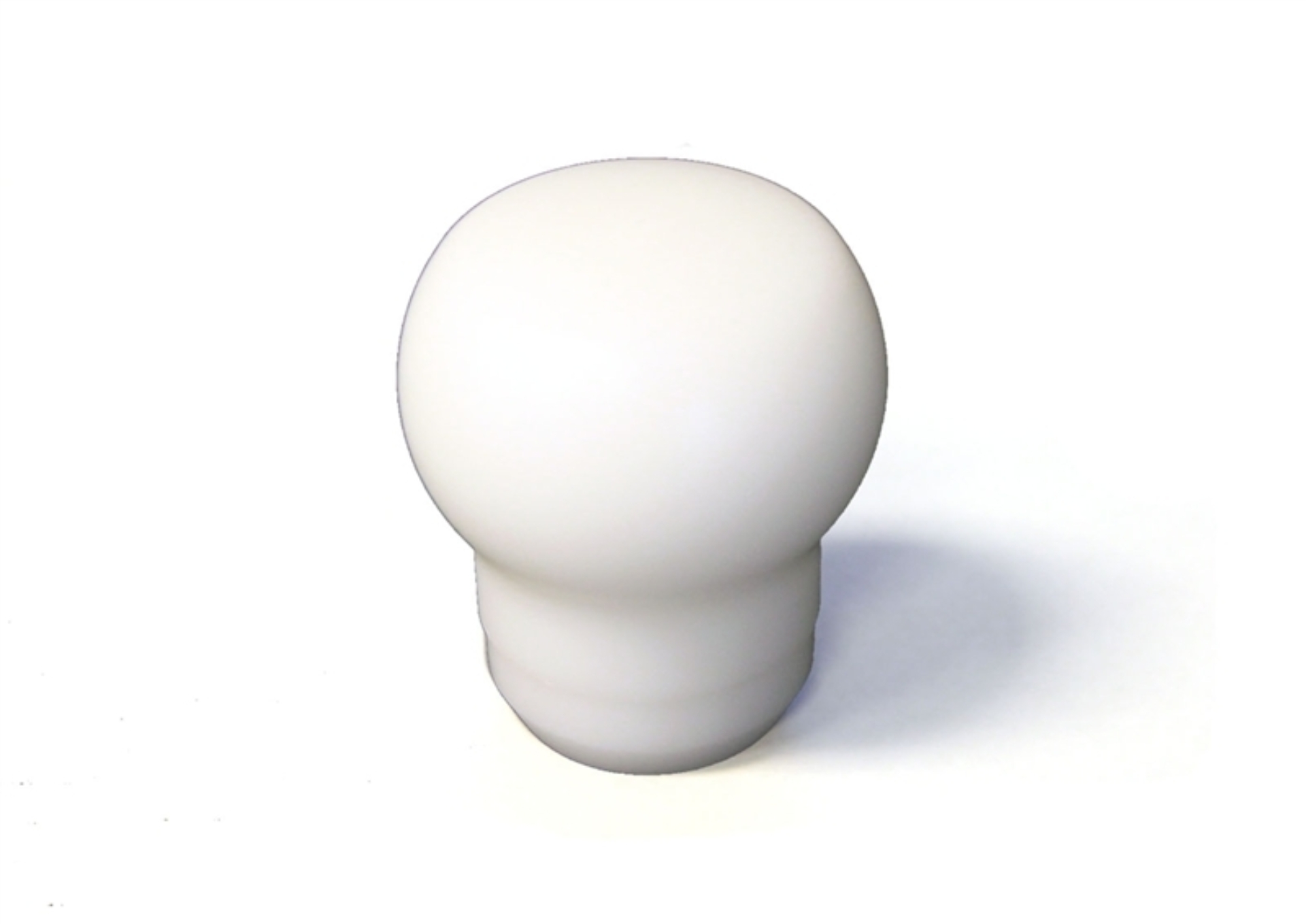 Picture of Torque Solution Fat Head Delrin Shift Knob (White): Universal 10x1.25