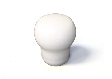 Picture of Torque Solution Fat Head Delrin Shift Knob (White): Universal 10x1.25