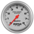 Picture of Autometer Marine Silver 3-3/8in 8k RPM Tachometer