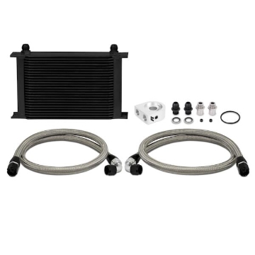 Picture of Mishimoto Universal 25 Row Oil Cooler Kit (Black Cooler)
