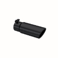 Picture of MBRP Universal Tip 3-1/2in O.D. Angled Rolled End - 3in ID Inlet 10in Length - Black