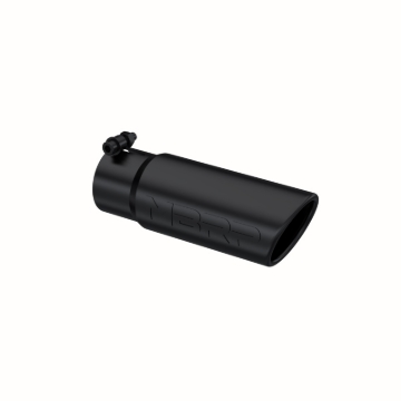 Picture of MBRP Universal Tip 3-1/2in O.D. Angled Rolled End - 3in ID Inlet 10in Length - Black
