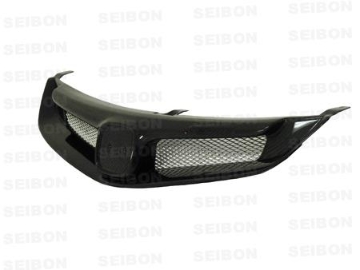 Picture of Seibon 06-10 Honda Civic 4Dr JDM / Acura CSX MG-Style Carbon Fiber Grill