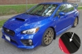 Picture of Rally Armor 15-21 Subaru WRX/STI Black UR Mud Flap w/Grey Logo