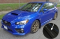 Picture of Rally Armor 15-21 Subaru WRX/STI Black UR Mud Flap w/Silver Logo
