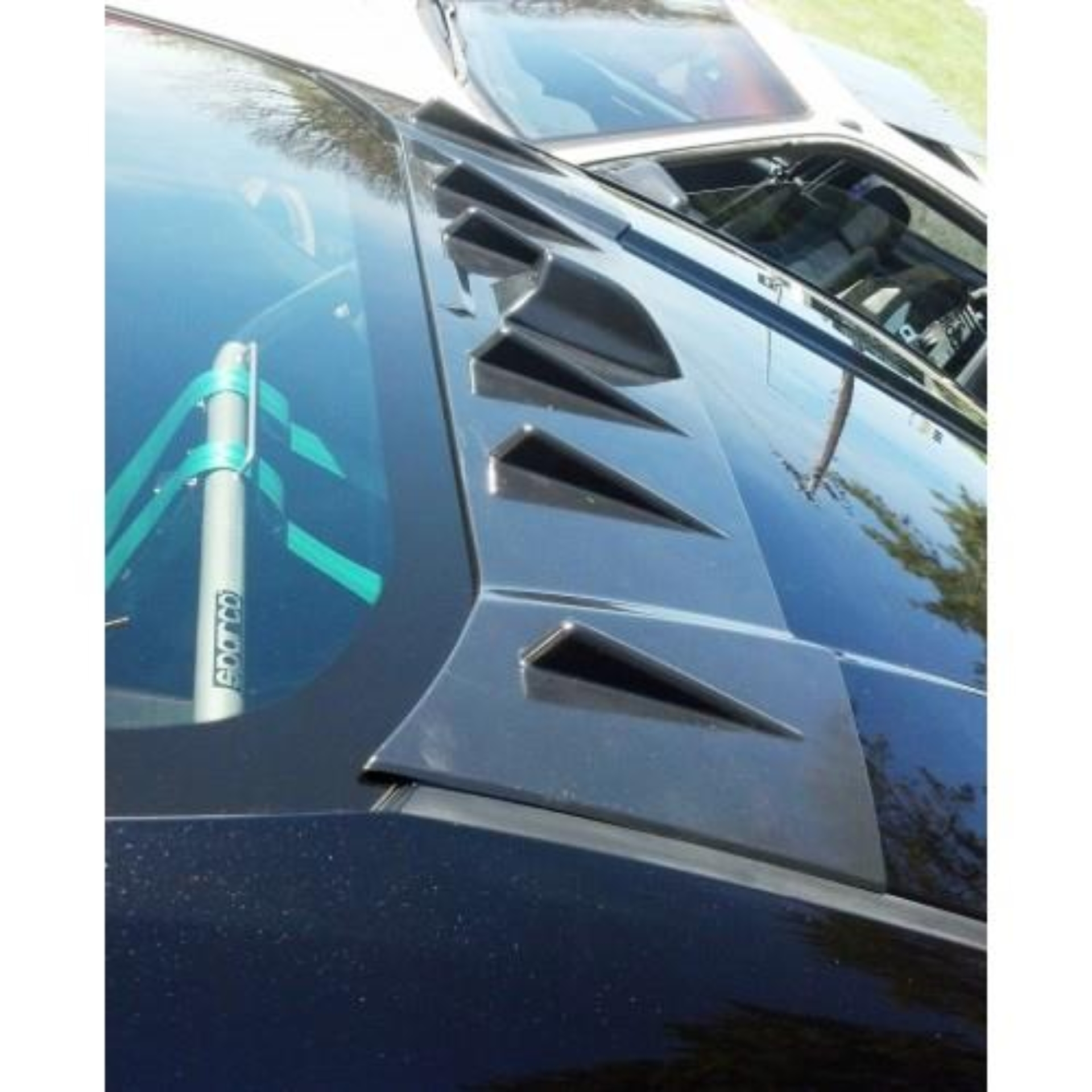 Picture of BLOX Racing 13-14 Scion/Subaru FR-S/BRZ Vortex Generator Fins with Shark Fin - ABS Black