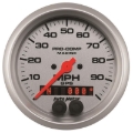 Picture of Autometer Marine Silver 3-3/8in 100MPH GPS Speedometer Gauge