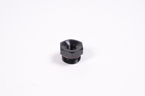 Picture of Radium Engineering 8AN ORB to 1/8NPT Female Adapter Fitting - Blk Anodized