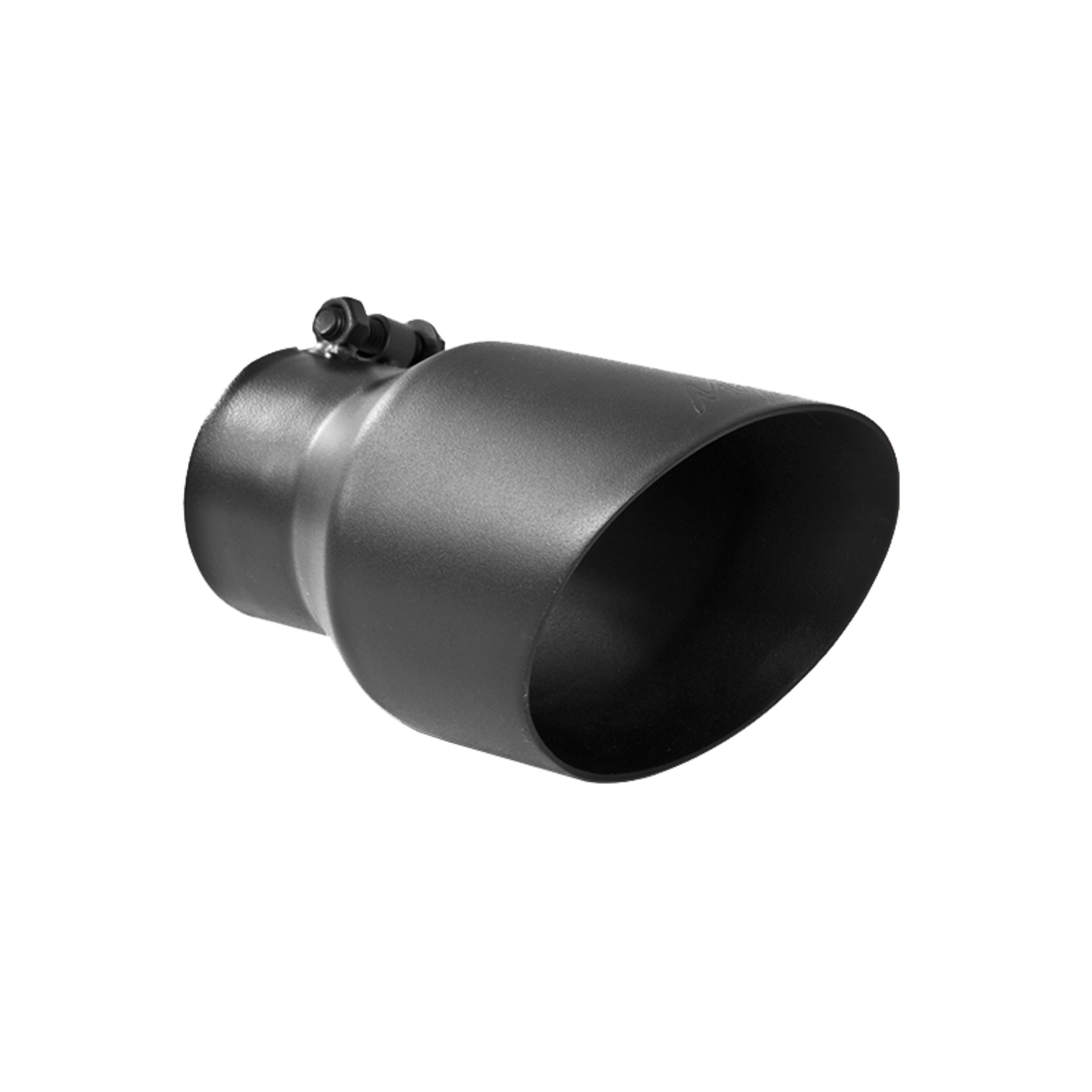 Picture of MBRP Universal Tip 4.5in OD 3in Inlet 8in Length Dual Walled Angled Exhaust Tip - Black