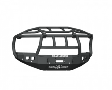 Picture of Road Armor 19-21 Ram 2500/3500 Stealth Front Winch Bumper Titan Guard w/Intimidator Guad - Tex Blk