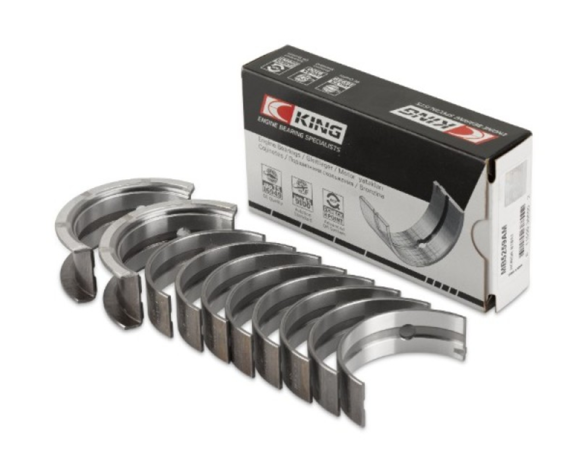 Picture of King Engine Bearings Datsun Mitsubishi (Size STD) Main Bearing Set
