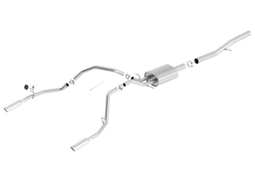 Picture of Borla 14 Silv/Sierra 1500 EC Std/CC Short 143.5in WB S-Type Single Split Rear Exit Cat-Back Exhaust