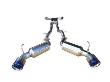 Picture of Injen 08-13 Infiniti G37 V6 3.7L RWD Coupe Only 76mm Stainless Steel Exhaust w/ Titanium Tips