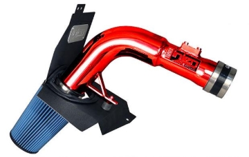 Picture of Injen 2015 Subaru STi 2.5L 4 Cyl (Turbo) Wrinkle Red Cold Air Intake w/ MR Tech and Heat Shield