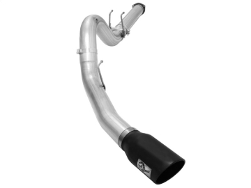 Picture of aFe Atlas Exhausts 5in DPF-Back Aluminized Steel Exhaust Sys 2015 Ford Diesel V8 6.7L (td) Black Tip