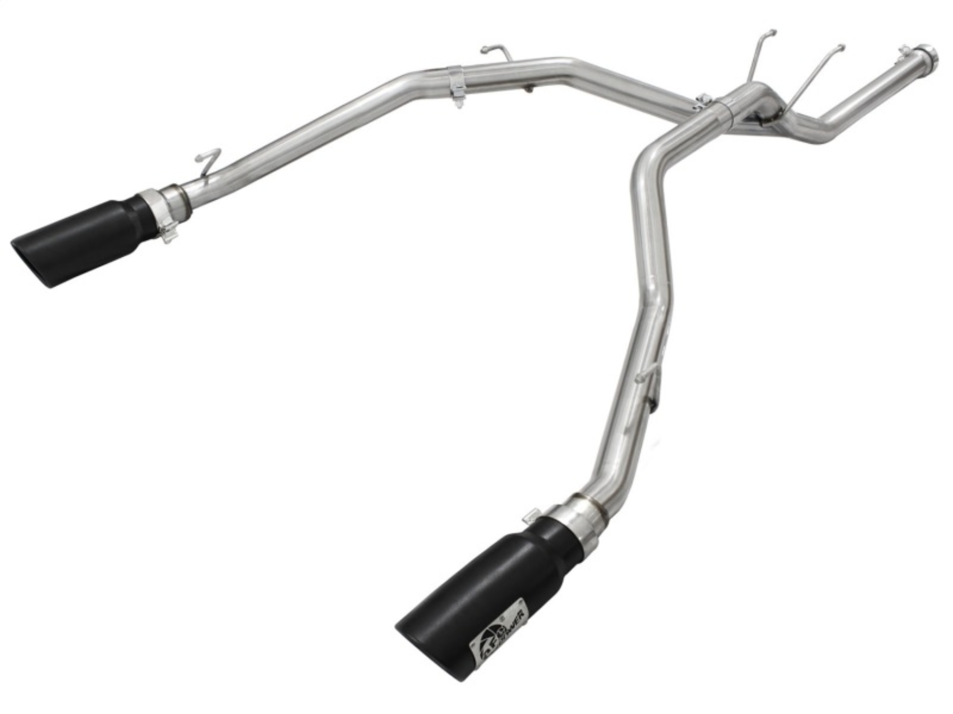 Picture of aFe MACHForce XP DPF-Back Exhaust 2.5in SS with Black Tips 2014 Dodge Ram 1500 V6 3.0L EcoDiesel