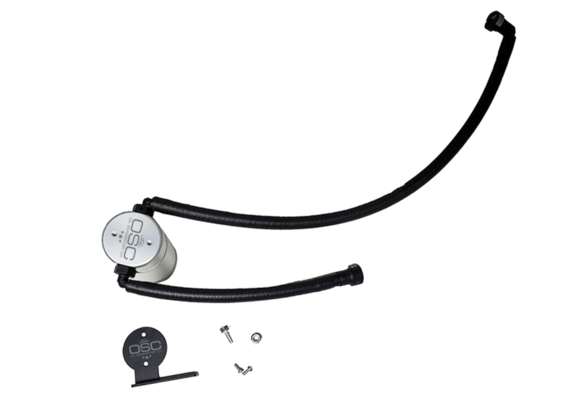 Picture of J&L 20-25 Chevrolet Corvette 6.2L LT2 Targa Top Passenger Side Oil Separator 3.0 - Clear Anodize