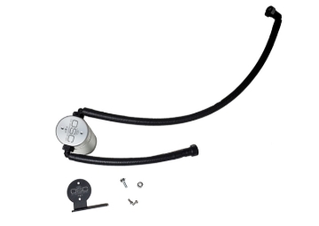 Picture of J&L 20-25 Chevrolet Corvette 6.2L LT2 Targa Top Passenger Side Oil Separator 3.0 - Clear Anodize