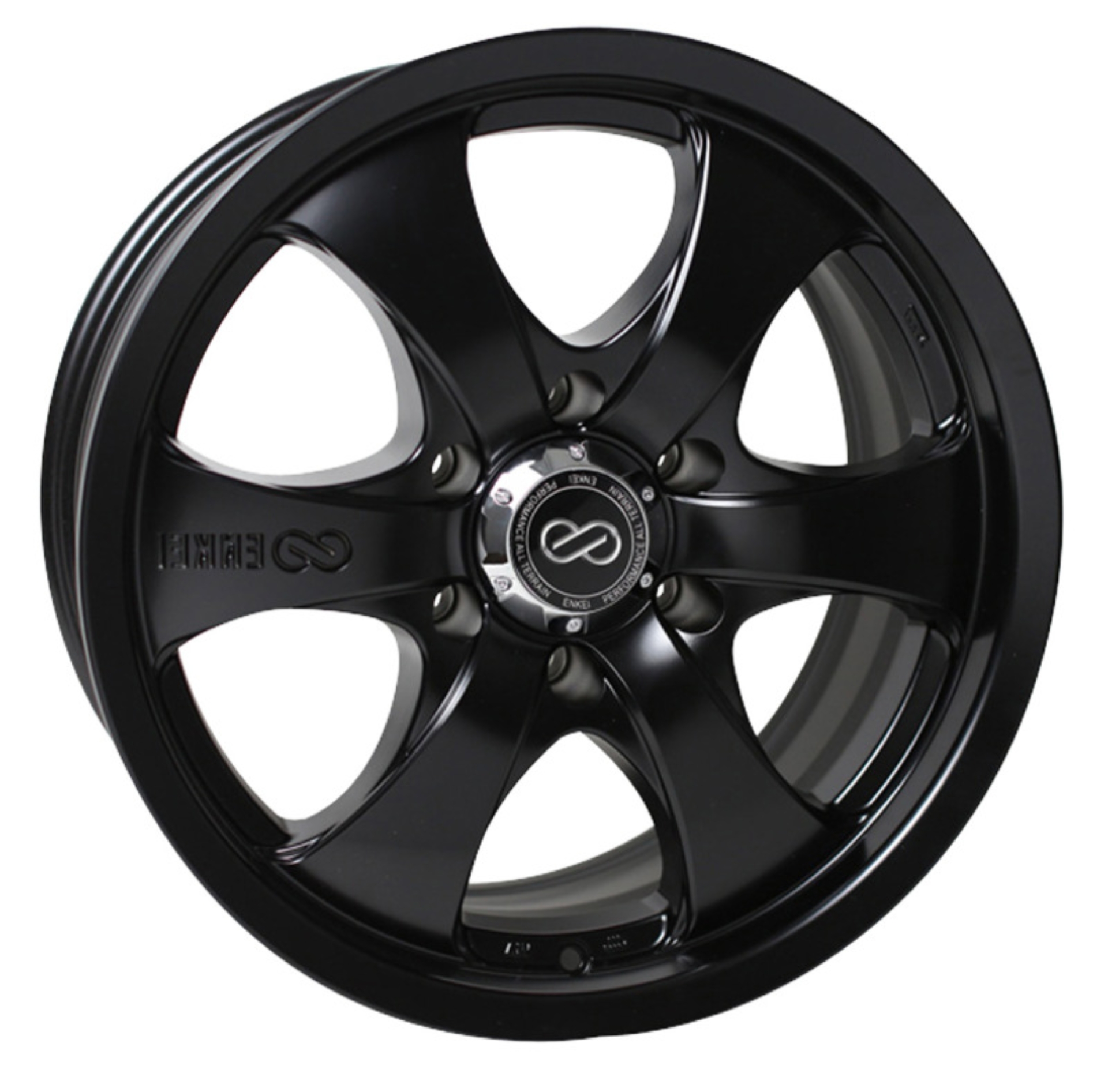 Picture of Enkei M6 Universal Truck & SUV 20x9 30mm Offset 6x139.7 Bolt Pattern 78mm Bore Black Wheel