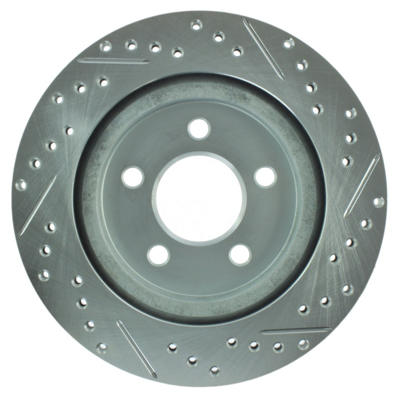 Picture of Select Sport Drilled and Slotted Brake Rotor; Rear Right