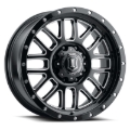 Picture of ICON Alpha 20x9 8x180 12mm Offset 5.5in BS Gloss Black Milled Spokes Wheel