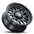 Picture of ICON Alpha 20x9 5x150 16mm Offset 5.625in BS Gloss Black Milled Spokes Wheel