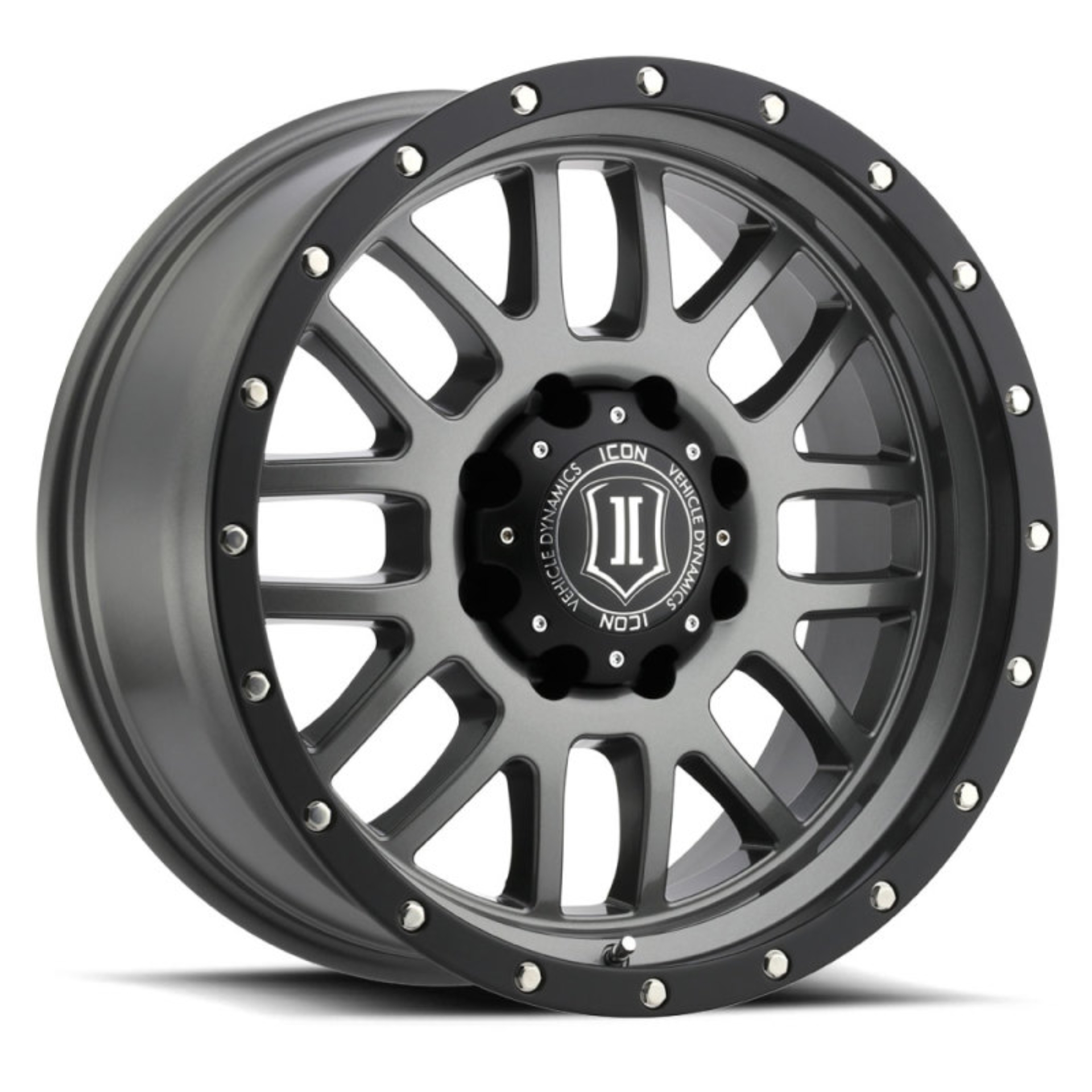 Picture of ICON Alpha 20x9 8x180 12mm Offset 5.5in BS Gunmetal Wheel