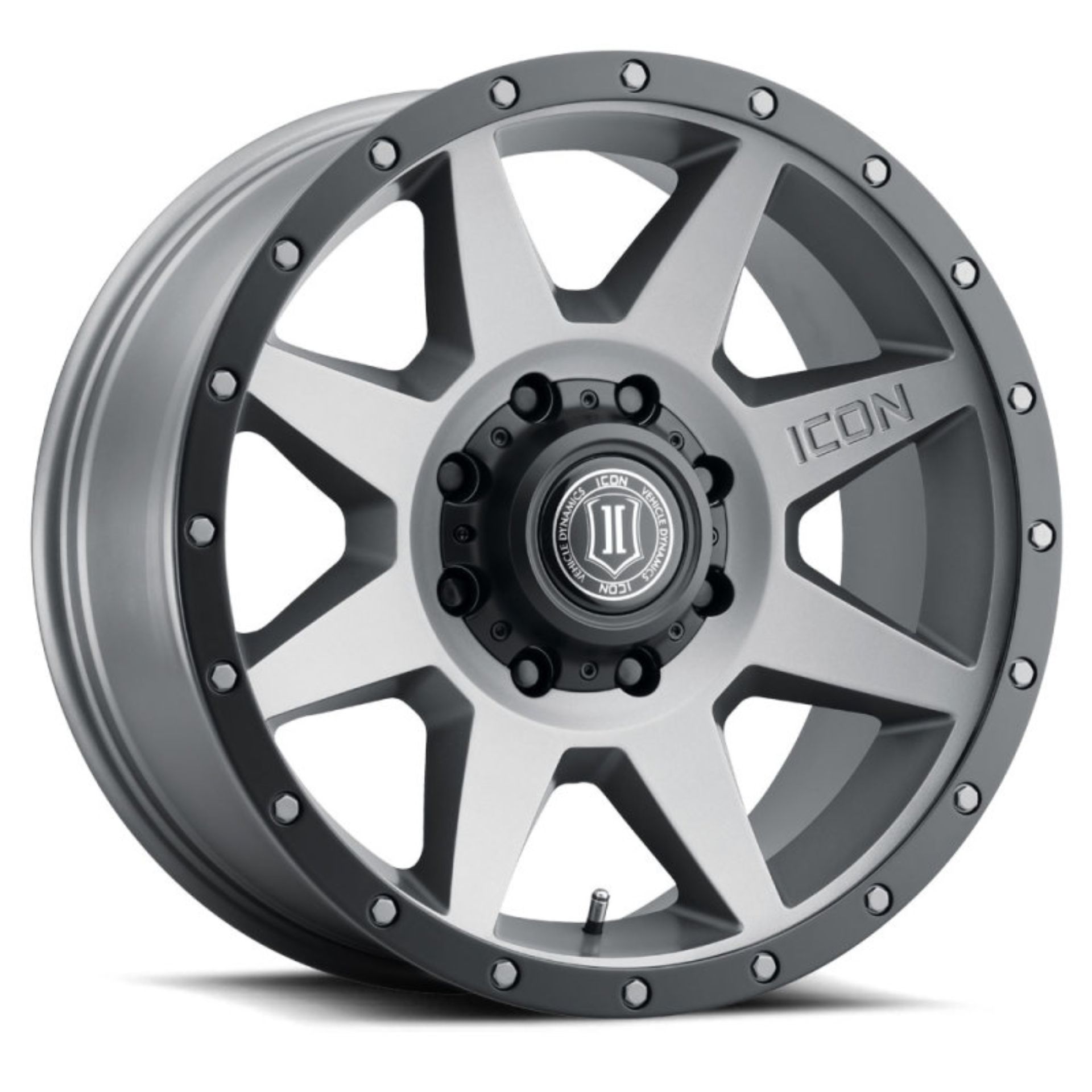 Picture of ICON Rebound 20x9 8x6.5in 12mm Offset 5.5in BS Titanium Wheel