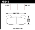Picture of Hawk Performance HAWK DTC-60 Brake Pad Sets - HB645G.490
