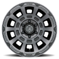 Picture of ICON Thrust 17x8.5 6x135 6mm Offset 5in BS Smoked Satin Black Tint Wheel