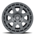 Picture of ICON Compass 17x8.5 5x5 -6mm Offset 4.5in BS Satin Black Wheel