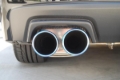 Picture of Invidia 15+ Subaru WRX/STI 4Dr Q300 Twin Outlet Rolled Titanium Burnt Quad Tip Cat-Back Exhaust
