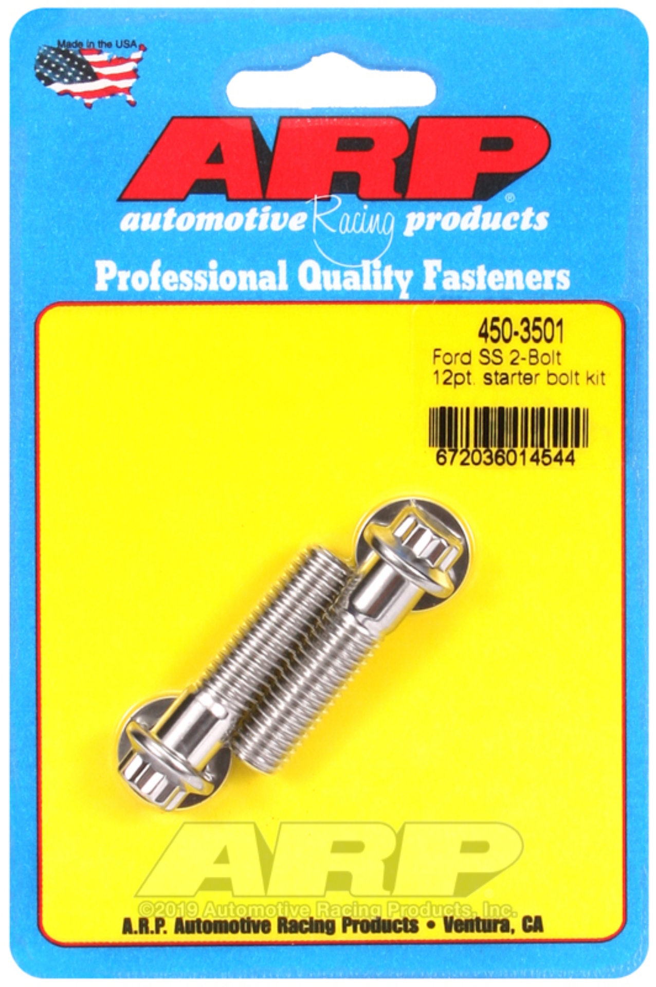 Picture of ARP Ford SS 2-Bolt 12Pt Starter Bolt Kit