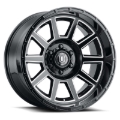 Picture of ICON Recoil 20x10 5x150 -24mm Offset 4.5in BS Gloss Black Milled Spokes Wheel