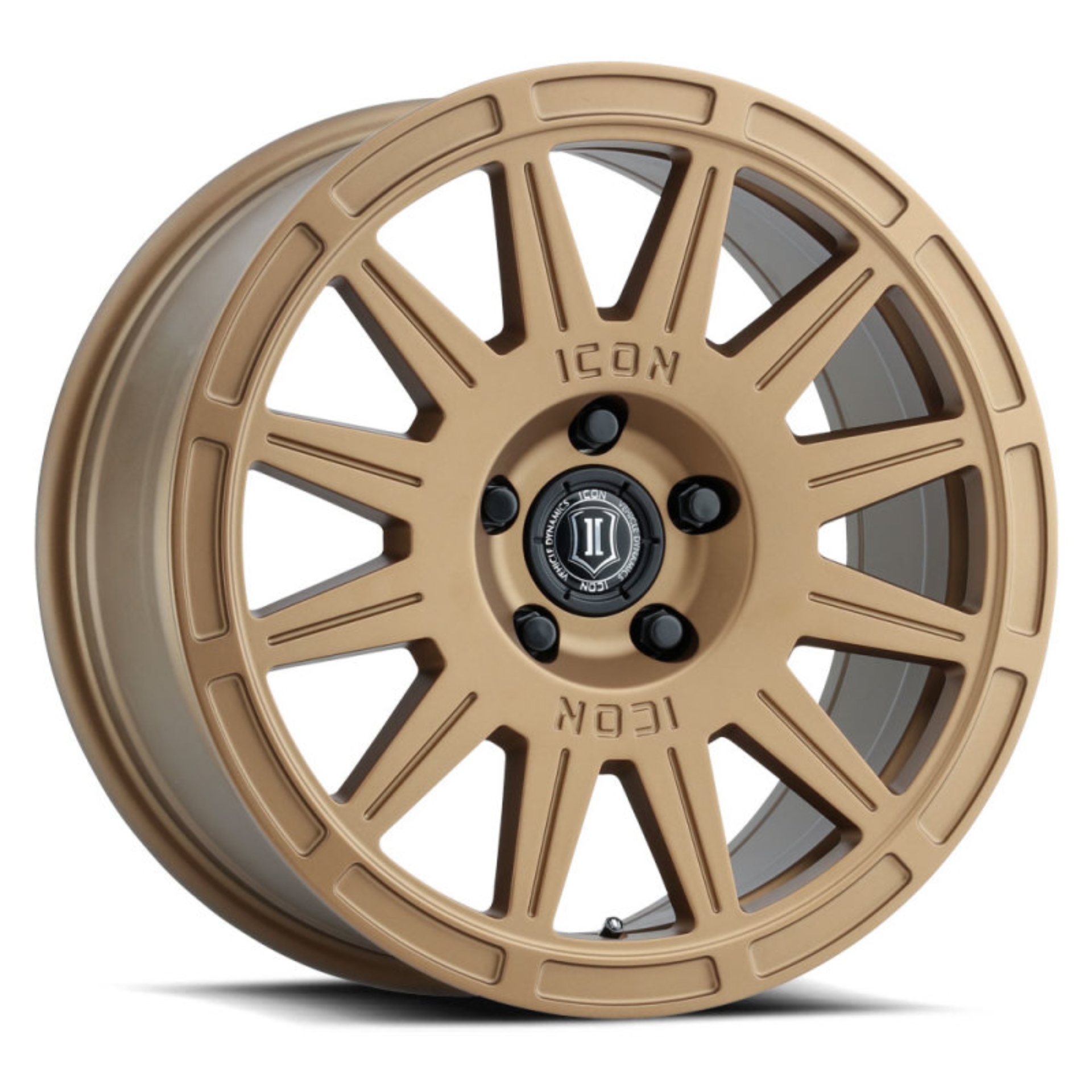 Picture of ICON Ricochet 17x8 5x100 38mm Offset 6in BS Satin Gold Wheel