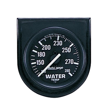 Picture of Autometer AutoGage 52.4mm Mechanical 100-280 Deg F Water Temp Gauge - Black