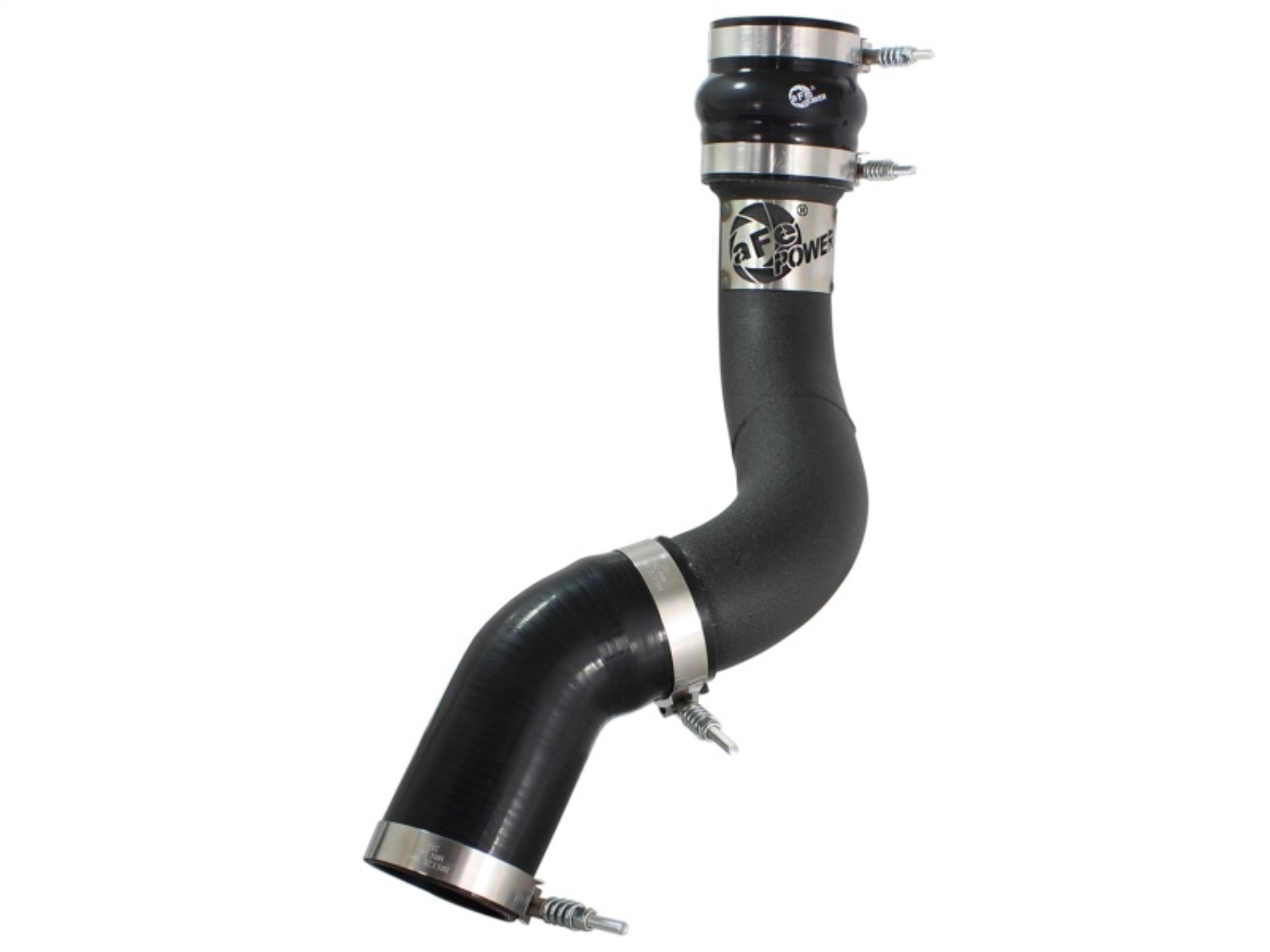 Picture of aFe BladeRunner 3in Black Intercooler Tube Cold Side w/ Couplings & Clamps 13-14 Dodge RAM 6.7L (td)