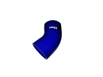 Picture of Torque Solution 45 Degree Silicone Elbow: 2.5 inch Blue Universal