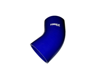 Picture of Torque Solution 45 Degree Silicone Elbow: 3.5 inch Blue Universal