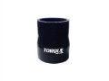 Picture of Torque Solution Transition Silicone Coupler: 2 inch to 2.25 inch Black Universal